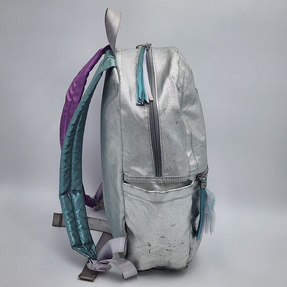 State Bags Kane Double Pocket Backpack Blue Metallic SOLD OUT - Picture 4 of 14